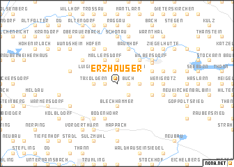 map of Erzhäuser