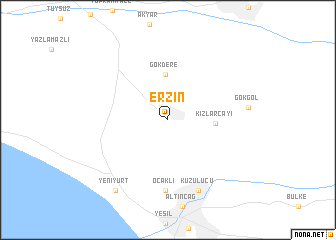 map of Erzin