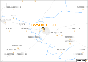 map of Erzsébetliget