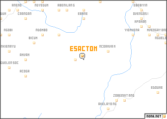 map of Esactom