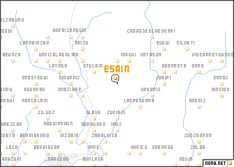 map of Esáin