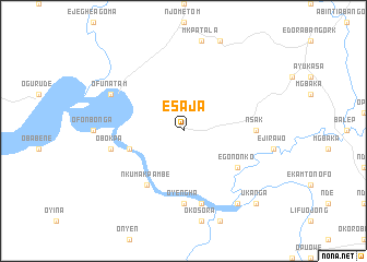 map of Esaja