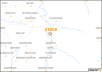 map of Esaka