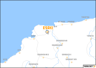 map of Esaki