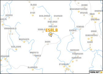 map of Esala