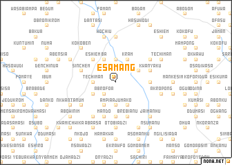 map of Esamang