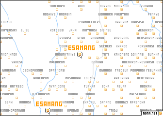 map of Esamang