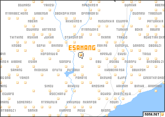 map of Esamang