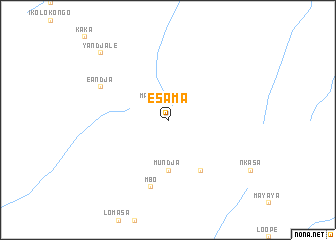 map of Esama