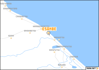 map of Esambe