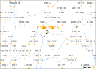 map of Esaminsang