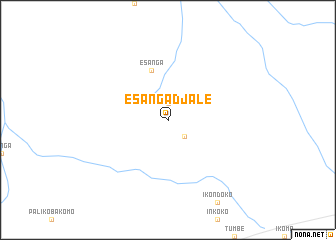 map of Esanga-Djale