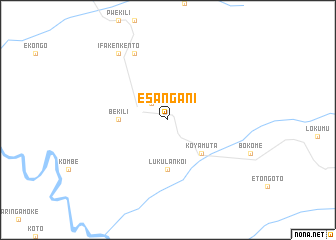 map of Esangani