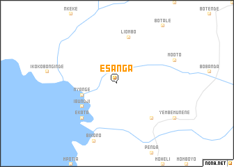 map of Esanga