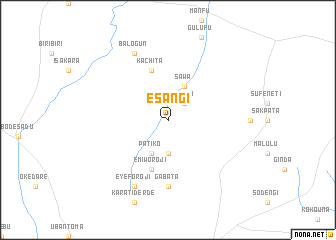 map of Esangi