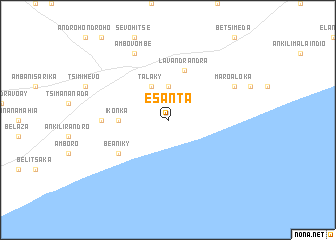 map of Esanta