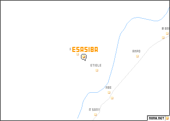 map of Esasiba