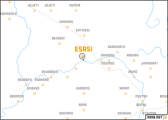 map of Esasi