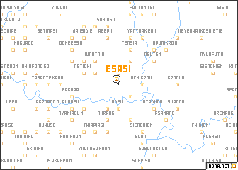 map of Esasi