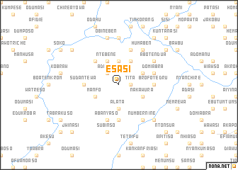 map of Esasi