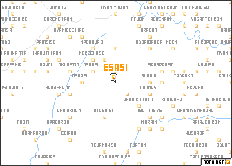 map of Esasi