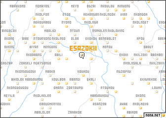 map of Esazok II