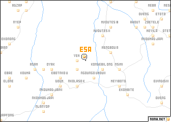 map of Esa
