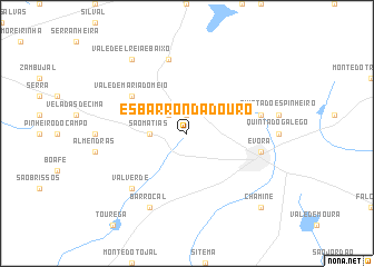 map of Esbarrondadouro