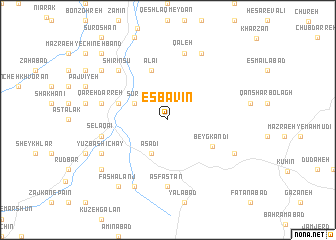 map of Esbavīn