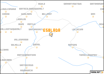 map of Esblada