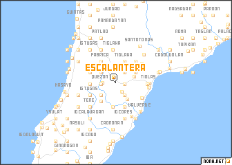 map of Escalantera