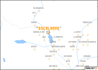map of Escalarre