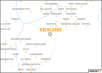 map of Escaleras