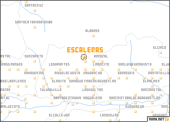 map of Escaleras