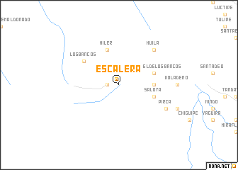 map of Escalera