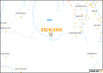 map of Escalería