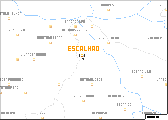 map of Escalhão