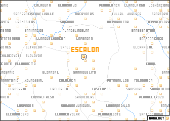 map of Escalón