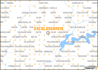 map of Escalos do Meio