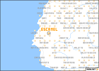 map of Escamel