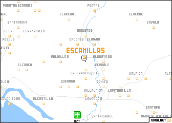 map of Escamillas