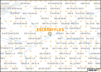 map of Escanaffles