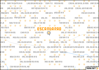 map of Escandarão