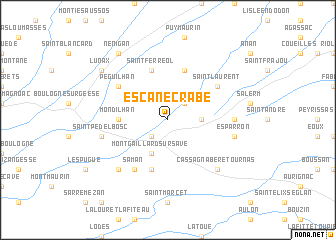 map of Escanecrabe