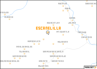 map of Escanelilla