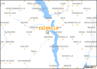 map of Escanilla