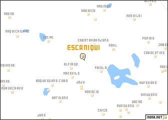 map of Escaniqui