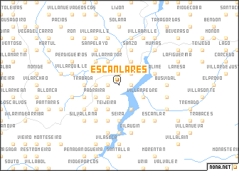 map of Escanlares