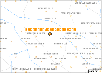 map of Escarabajosa de Cabezas