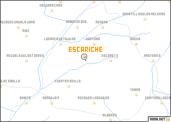 map of Escariche